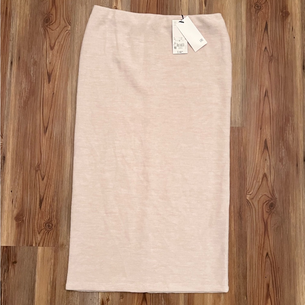 Women’s Italian Designer Cream Pencil Skirt